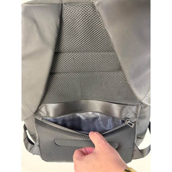 BANGE Future Aesthetics Black Backpack Water Resistant Travel School Laptop Bag - Picture 7 of 13